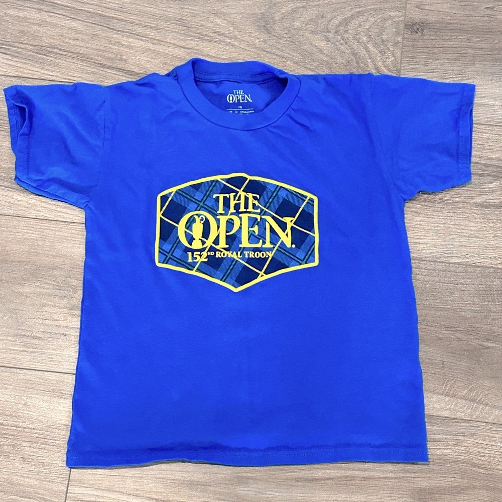 NWT! The 152nd Open at Royal Troon Kids Youth Small T-Shirt